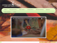 Tablet Screenshot of littlelionswaldorf.ca